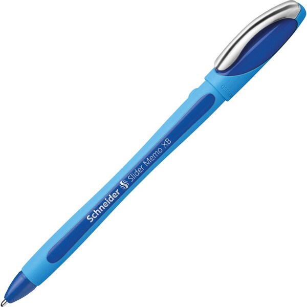 Pen, Ballpoint, Slider Memo, 1.4mm Point, 10/PK, Blue 10PK